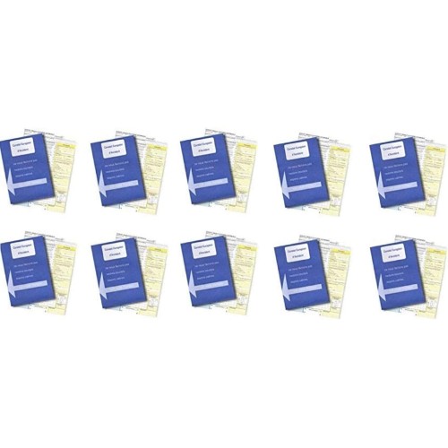 BEFORBIO Pack of 10 Car and Motorcycle Accident Controls - Ideal for Faults - Approved for All Insurance Companies in France and Europe + 1 Wooden Pen