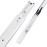 GTV H53 Drawer Runners Full Extension Drawer Slides 53.9 x 350 mm 2 mm Thick Galvanised Steel Roller Extension Telescopic Rail Ball Guide Rail System Maximum Load 100 kg Set of 4