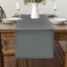 Velvet Table Runner, Modern Table Runner, Washable Table Runner, Linen Look Table Runner for Dining Room, Party, Holiday, Outdoor, Indoor Decoration (Dark Grey, 40 x 180 cm)