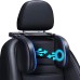 Headrest Car Children, Car Headrest, 180 Degree Adjustable, Breathable, Leather Neck Support, Car, Headrest, Car, Adults, Good for Sleeping on Long Travel, Black