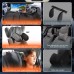 Headrest Car Children, Car Headrest, 180 Degree Adjustable, Breathable, Leather Neck Support, Car, Headrest, Car, Adults, Good for Sleeping on Long Travel, Black