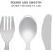 Zawadi Global 3 Piece Kids Cutlery Set Knife/Fork/Spoon, Metal and Plastic, 3 Piece Children's Cutlery Set 3098646031
