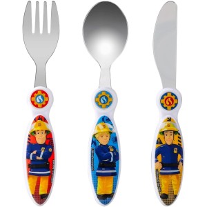 Zawadi Global 3 Piece Kids Cutlery Set Knife/Fork/Spoon, Metal and Plastic, 3 Piece Children's Cutlery Set 3098646031