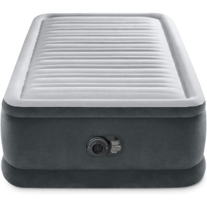 Intex Twin Comfort-Plush Air Bed with Fiber-Tech RP, Inflated Size: 99 cm x 191 cm x 46 cm (64412ND)