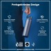 Ion8 Leak-Proof 1 Litre Water Bottle, Stainless Steel, Ash Navy Blue, 1200 ml