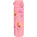 ION8 Lightweight Steel Water Bottle, 600 ml, Non-Insulated, Leak-Proof, One Hand Opening, Secure Lock, Dishwasher Safe, Flip Lid, Carry Handle, Easy to Clean, Flower Design