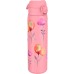 ION8 Lightweight Steel Water Bottle, 600 ml, Non-Insulated, Leak-Proof, One Hand Opening, Secure Lock, Dishwasher Safe, Flip Lid, Carry Handle, Easy to Clean, Flower Design