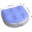 VIKSAUN Inflatable Booster Seat Soft Comfort Spa Seat Cushion Inflatable Bath Cushion Non-Slip Mat Seats Relaxing Back Cushion Hot Spring Cushion Mat Adults Children (Blue)