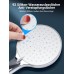 SREWOHS Water Saving Shower Head 9 L/Min Water Saving Shower Head High Pressure Shower Heads 125 mm 5 Jet Modes Hand Shower with Power Wash for Cleaning Tubs, Pets