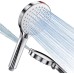 SREWOHS Water Saving Shower Head 9 L/Min Water Saving Shower Head High Pressure Shower Heads 125 mm 5 Jet Modes Hand Shower with Power Wash for Cleaning Tubs, Pets