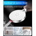 SREWOHS Water Saving Shower Head 9 L/Min Water Saving Shower Head High Pressure Shower Heads 125 mm 5 Jet Modes Hand Shower with Power Wash for Cleaning Tubs, Pets