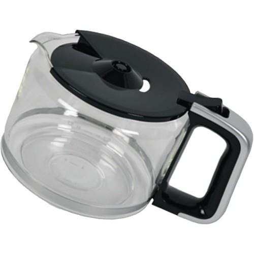 Glass Jug Compatible with/Replacement Part for Krups SS-208777 KM6008 Smart'n Light Coffee Machines