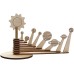 Baker Ross FX311 Wooden Planetarium Craft Kit - 1 Piece Small Planetarium Kit