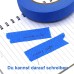 BOMEI PACK 3 Rolls Blue Painter's Tape 24 mm x 50 m Premium Crepe Paper Masking Tape for Painting, Crafts and DIY - Professional Painter's Tape, UV-Resistant, Residue-Free and Easy to Remove