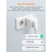 Refoss WLAN Socket Timer, Pack of 2 Smart Mini Sockets with Remote Control, Smart Home, WiFi Socket with Voice Control, Smart Plug, Works with Alexa, Google.
