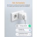 Refoss WiFi Socket Timer, Pack of 1 Smart Mini Socket with Remote Control, Smart Home, WiFi Socket with Voice Control, Smart Plug, Works with Alexa, Google