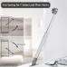 Vinabo Hydraulic Gas Struts, Gas Struts, 2 Pieces Gas Shock Absorber, Furniture Gas Spring, 100N Gas Damper for Flaps, Cabinet Door, Shock Absorber, Kitchen Cabinet, Soft Close Flap Spring, Silver