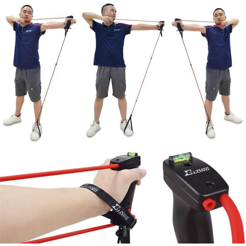 Archery Trainer Strength Training Equipment for the Upper Body Drawing Training Aid Strength Stretch Band Exercise Device for Recurve Bow Compound Adults Beginners