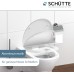 SCHÜTTE Toilet Seat with Soft-Close Mechanism, Toilet Lid Made of Shatterproof Duroplast, Innovative DIY Assembly, Toilet Lid and Seat Maximum Load 150 kg, White