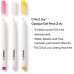 Cricut 2009380 Opaque Gel Pen Set | White, Pink, Orange | Centre Point 1.0 mm | 3 Pack | For Use Joy, Multicoloured, Joy