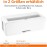 Amazon Basics Cable Box for Hiding and Organising Cables, Large, White
