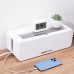 Amazon Basics Cable Box for Hiding and Organising Cables, Large, White