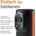 Osram TYREinflate Compact, Battery Air Pump, Portable Electric Mini Air Compressor with LED Light, Auto Stop & Power Bank Function, USB Rechargeable, Suitable as Bicycle Pump
