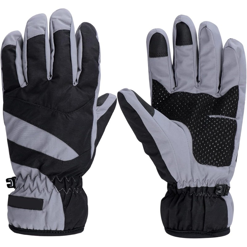 Warm Ski Gloves for Women Men Winter Glove Thick Cotton Soft Plush Gloves Driving Gloves Anti-Cold Touch Screen Gloves Sports Cycling Gloves Motorcycle