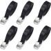 Romon Lashing Straps 1 m, Pack of 6 Short Lashing Straps 25 mm Wide, Lashing Straps with Clamping Lock, Mounting Straps Maximum Load 250 kg, Lashing Strap for Bicycle, Motorcycle, Sack Truck, Truck