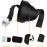 Romon Lashing Straps 1 m, Pack of 6 Short Lashing Straps 25 mm Wide, Lashing Straps with Clamping Lock, Mounting Straps Maximum Load 250 kg, Lashing Strap for Bicycle, Motorcycle, Sack Truck, Truck
