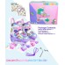 Children's Unicorn Roller Skates for Girls. Suitable for 3-6 Years Old With luminous wheels, 4-Pejiijar adjustable beginner quad roller skates for Christmas and birthday gifts
