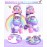 Children's Unicorn Roller Skates for Girls. Suitable for 3-6 Years Old With luminous wheels, 4-Pejiijar adjustable beginner quad roller skates for Christmas and birthday gifts