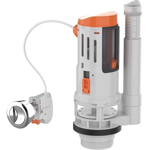 Ibergrif Universal Cable Mechanism for Toilet Flush, Double Flush Valve 3/6 Litre, Drain Valve Toilet Flush