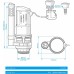 Ibergrif Universal Cable Mechanism for Toilet Flush, Double Flush Valve 3/6 Litre, Drain Valve Toilet Flush