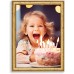VictoR David Gold Picture Frame 13 x 18 cm Frame 14 x 17 mm Vintage Shabby Chic Decoration Picture Frame 13 x 18 Gold