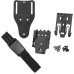 Tactical Quick Locking System Kit, Belt Loop QLS 22 19 Adapter Base Quick Release Buckle Drop Leg Belt Gun Holster Paddle Adapter