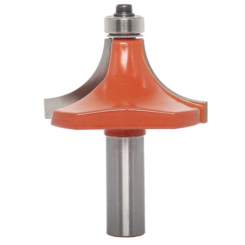 Sinoprotools Rounding Cutter 12 mm Shank, Round Cutter Standard Radius Cutter Radius 19 mm, Rounding Cutter Router with Ball Bearing, Rounding Cutter for Edge Milling / Milling Table (Diameter Shank