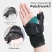 CURECARE Thumb Brace Left and Right, Reversible Thumb Splint for Day and Night Support, Breathable Thumb Brace for Arthritis, Tendonitis (Black)