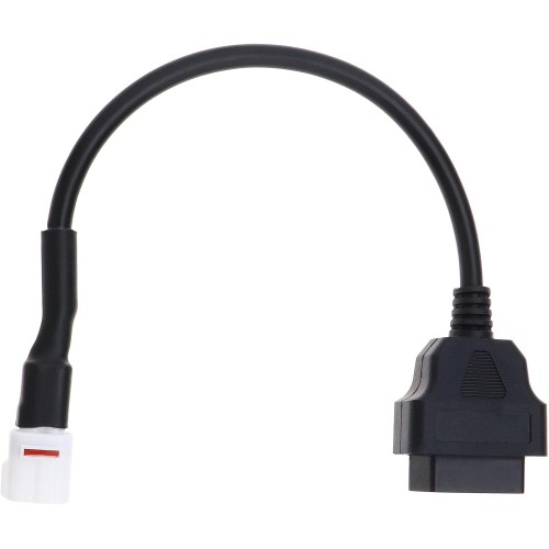 4 Pin OBD2 Diagnostic Cable for Motorcycle Compatible with FJR 1300 FZ09 MT09 Tracker MT10 FZ10 MT07 MT09 FZ-10 MT-10 XSR 700 XSR 900 R6 R1 TMAX 530