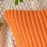 Emema Cushion Cover, Corduroy Decorative Cushion Cover, Sofa Cushion, Cord Cushion Cover, Decorative Soft Cushion Covers for Sofa, Armchair, Home, Bedroom, 50 x 50 cm – Orange