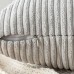 Emema Cushion Cover, Corduroy Decorative Cushion Cover, Sofa Cushion, Cord Cushion Cover, Decorative Soft Cushion Covers for Sofa, Armchair, Home, Bedroom, 50 x 50 cm – Light Grey