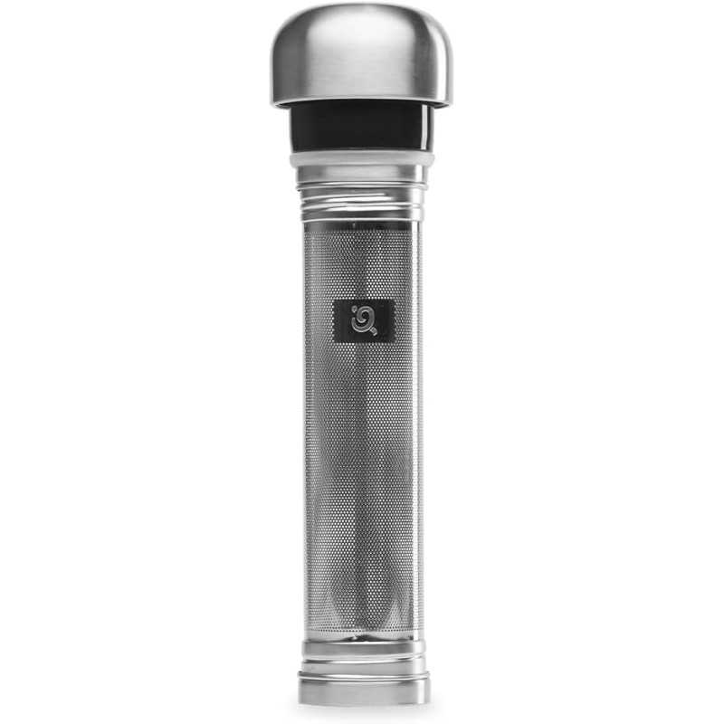 Qwetch - Stainless Steel Infuser Lid - 1.5L or 2L Vacuum Flask - Waterproof & BPA Free - Infusion & Cleaning Water