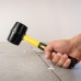 Hardy Working Tools Rubber Mallet 75 mm, Large Rubber Mallet with Two-Component Handle