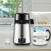 VEVOR Water Distiller Barrel Volume 4L 750W, Water Purification Distiller 1L/H with Glass Container, Silver for Kitchen Offices, Labs, Hospitals, Dental Clinics, etc.