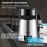 VEVOR Water Distiller Barrel Volume 4L 750W, Water Purification Distiller 1L/H with Glass Container, Silver for Kitchen Offices, Labs, Hospitals, Dental Clinics, etc.