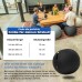 Backerz Office Seat Ball, Ergonomic 75 cm, Ergonomic Seating Furniture for Office and Home Office, Durable Fabric, Gymnastics Ball, Fitness Ball, Ball Chair with Ball Pad, Washable Linen Cover, Black