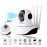 GC GLOBALCOMMERCE Kit 2 Cameras WiFi IP Wireless 1080P Motorised with Infrared for Video Surveillance with 3 Antennas Control with Yoosee App