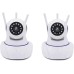 GC GLOBALCOMMERCE Kit 2 Cameras WiFi IP Wireless 1080P Motorised with Infrared for Video Surveillance with 3 Antennas Control with Yoosee App