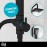 EISL Easy Energy DX12004BL-A Shower Set Black Shower System without Tap 2 in 1 with Large Rain Shower (170 x 170 mm) and Hand Shower without Fittings Ideal for Retrofitting Complete Mounting Set