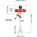 QWORK Mortar Stirrer Agitator - 220 V 2100 W 1200 rpm 6 Gears - M14 Thread - for Paint, Plaster and Screed